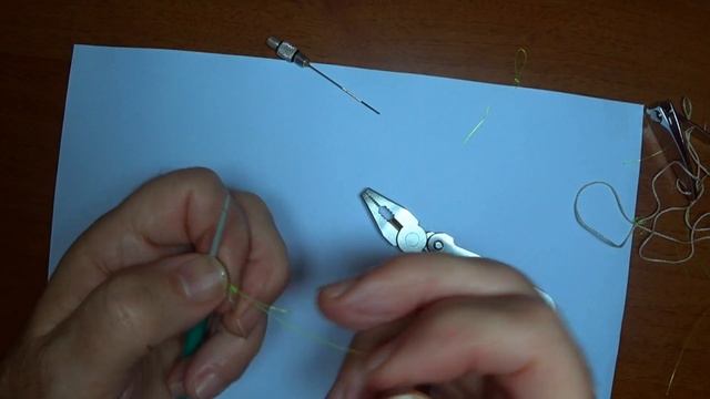 Узел восьмерка. Как привязать крючок смотреть онлайн