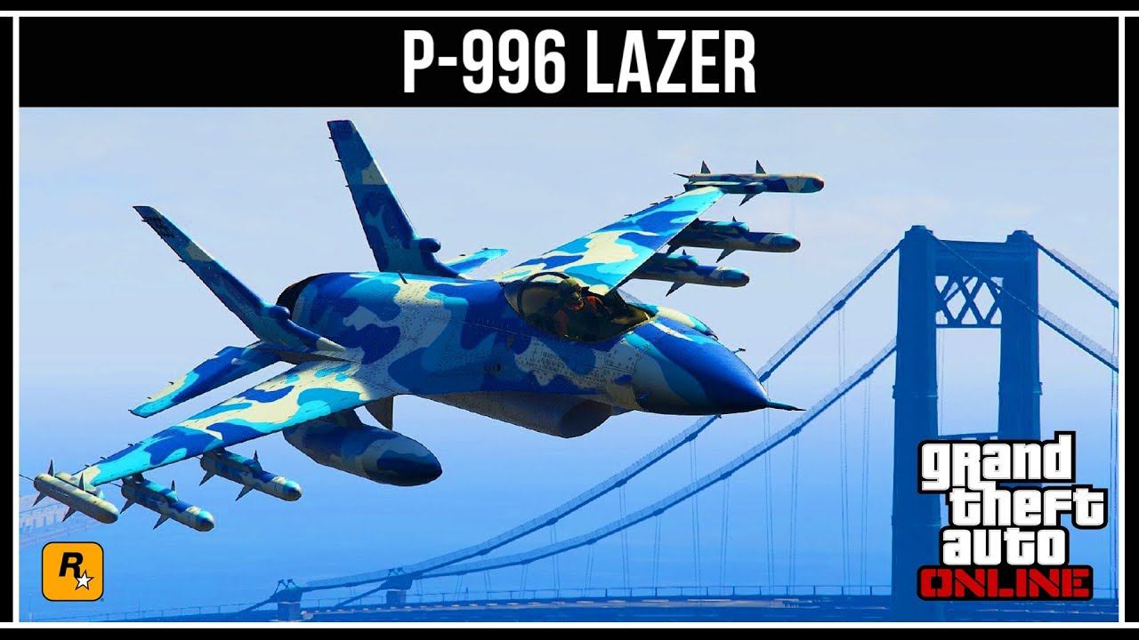GTA Online: Обзор легендарного P-996 LAZER смотреть онлайн