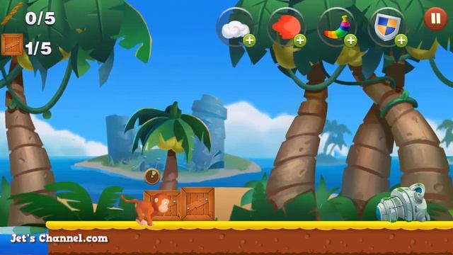 Jungle Monkey Run 2 | Adventure 11 to 20 | Jet's Channel смотреть онлайн