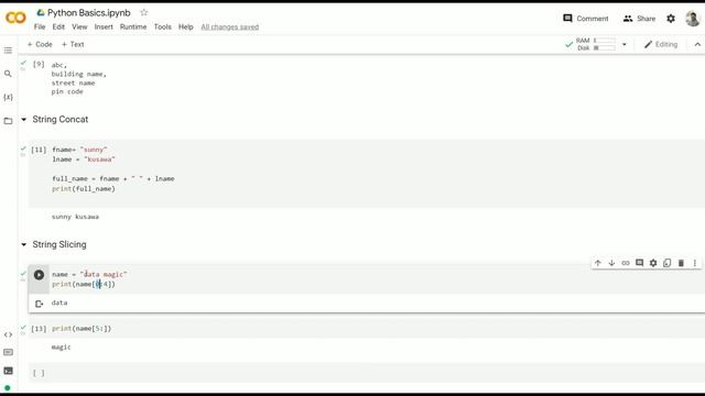 String Slicing in Python | String Manipulation in Python | | Python for Beginners Full Course смотреть онлайн