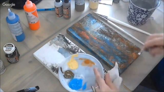 Эффект ржавчины и акриловые краски в микс медиа декоре: видео мастер-класс Натальи Жуковой смотреть онлайн