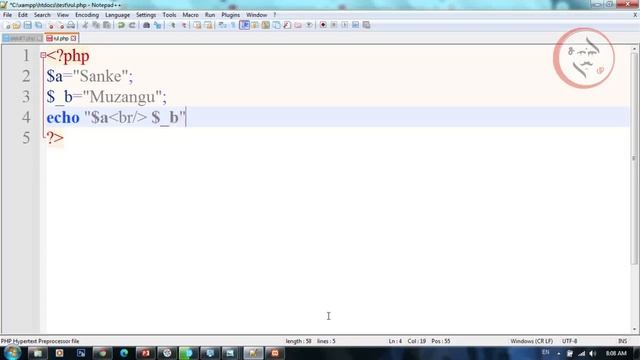 PHP Declaring Variable Rule in Tamil | Programming in PHP | Sanke Muzangu | SM | PHP Tutorial смотреть онлайн