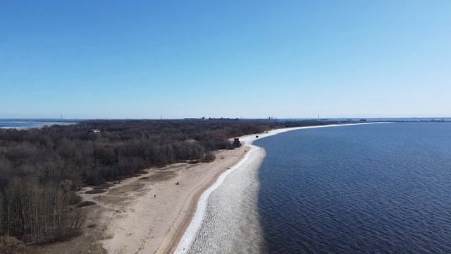 Dji mavic mini летает над островом Котлин смотреть онлайн