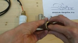 Как правильно вводить греющий кабель внутрь трубы