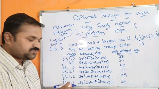 Optimal Storage On Tapes || Greedy Method || Design and Analysis of Algorithms || DAA смотреть онлайн
