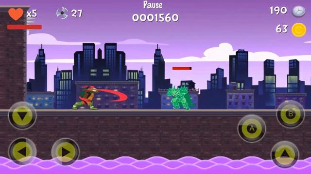 The Turtle Adventure Ninja Hero android game смотреть онлайн