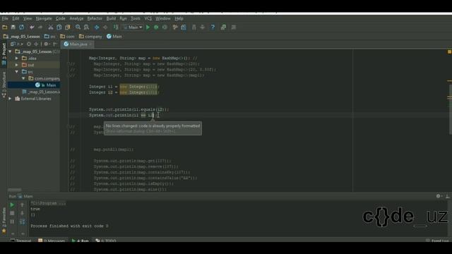 Java Map. 5 - IdentityHashMap смотреть онлайн