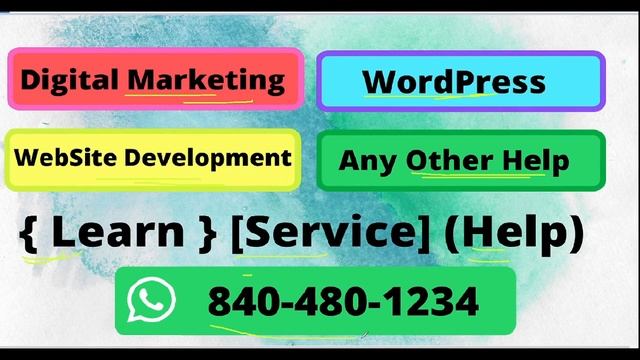 WordPress, Website, Digital Marketing | Help | Service | Development смотреть онлайн