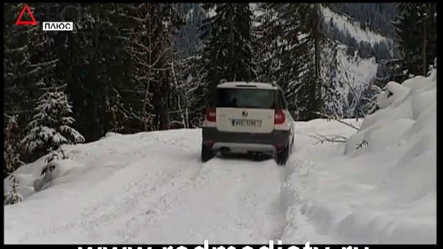 Наши Тесты Переход через Альпы на Skoda Yeti, часть 2 смотреть онлайн