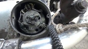 ИЖ-Планета. Регулировка зажигания по лампочке.