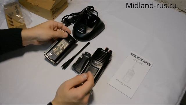 Обзор рации Vector VT-44 STD смотреть онлайн