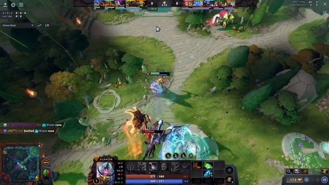 Jakiro vs Silencer Level 1 Fight | tango for a win смотреть онлайн