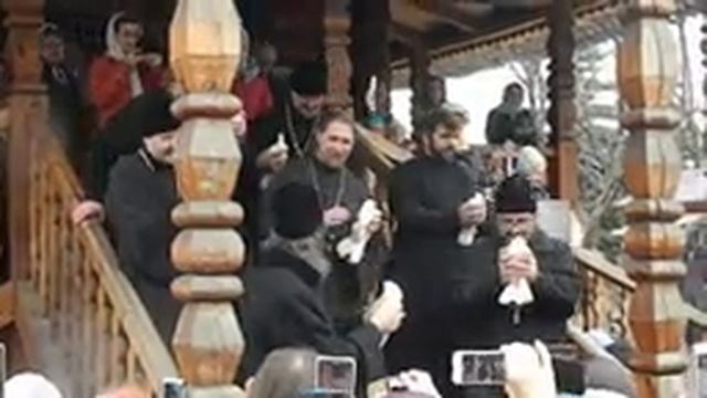 Благовещение 2017 года. Отпускаем на волю белых голубей. смотреть онлайн