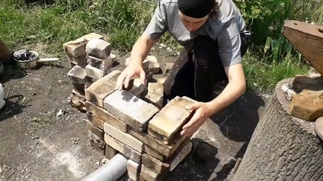 Кузнечный ГОРН для ковки своими руками из подручных средств смотреть онлайн