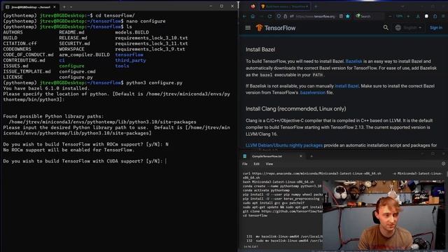 Compile TensorFlow from Source, rebuild TensorFlow with compiler flags, a tutorial смотреть онлайн