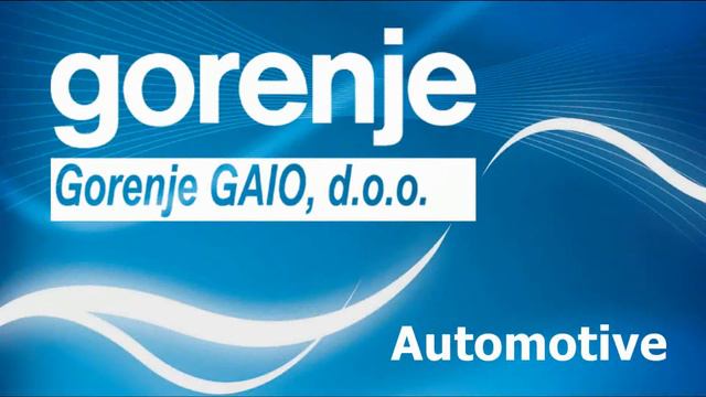 Gorenje GAIO, d.o.o. in Automotive Industry смотреть онлайн