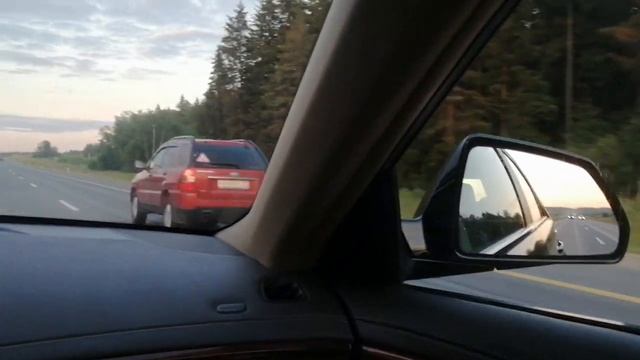 Дорога домой с дачи. Новорижское шоссе, в сторону Москвы. смотреть онлайн