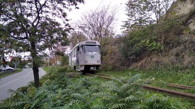 Татра Т4D следует по Теплосерной улице. смотреть онлайн