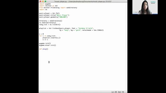Make a Simple Music Player Using Python | Beginner Python Tutorial смотреть онлайн