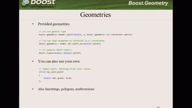 Boost.Geometry, Introduction And Examples смотреть онлайн