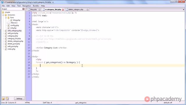PHP Tutorials Creating a Blog Part 5 11 смотреть онлайн