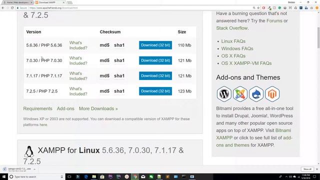 Downloading and installing the XAMPP смотреть онлайн