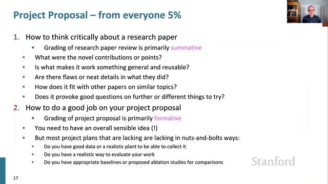 Stanford CS224N NLP with Deep Learning | Winter 2021 | Lecture 8 - Final Projects; Practical Tips смотреть онлайн
