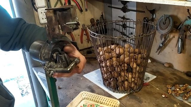 Горіхокол напівавтоматичний. 100% метелик! Лущимо грецькі горіхи швидко! (Частина 3 / 3)