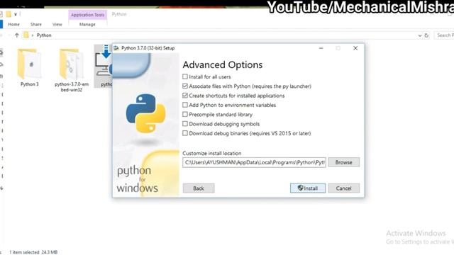 How to install Python on Windows 10 - (In Hindi) смотреть онлайн