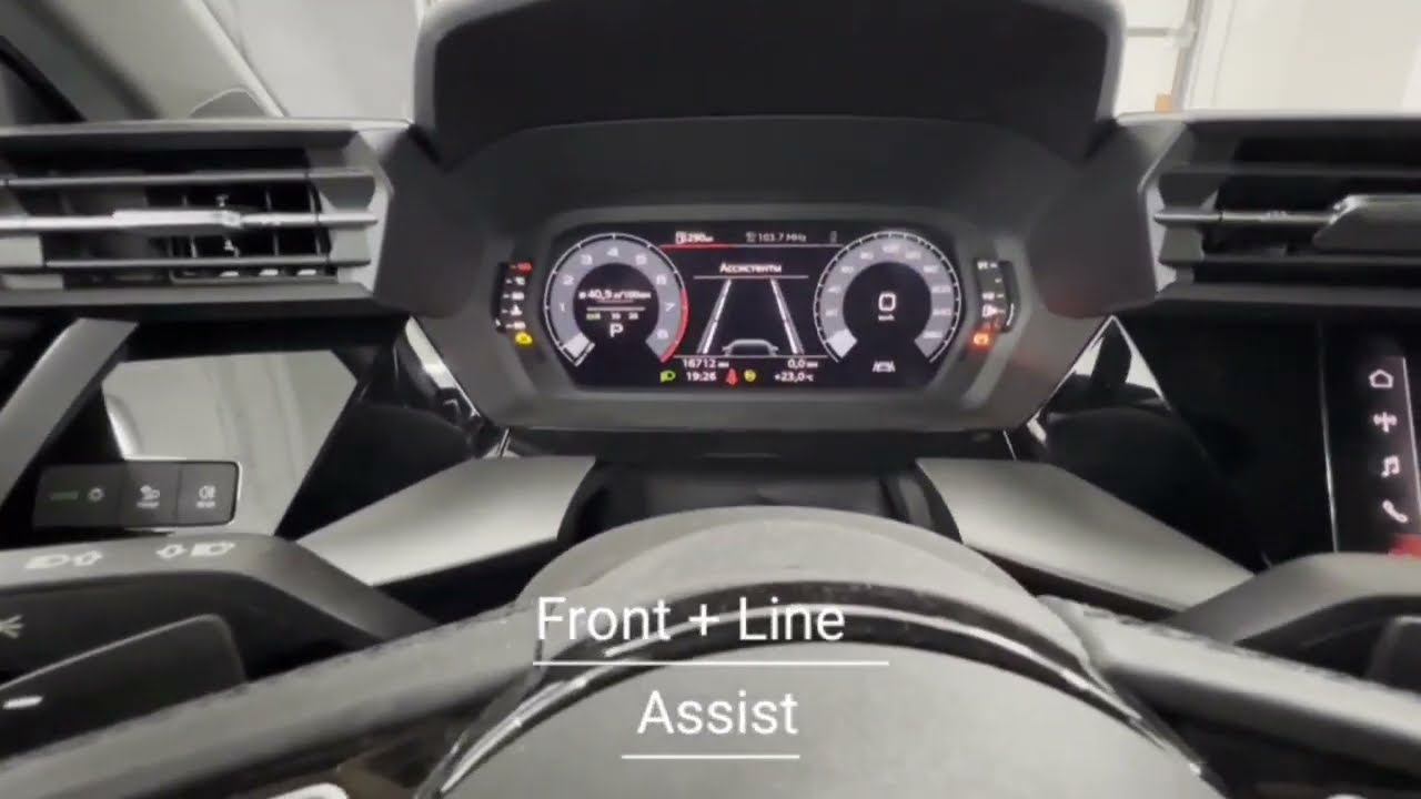 Audi A3 8Y Front + Line Assist