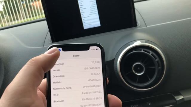 Espelhamento Wi Fi Audi A3 - IOS 12 ! 41 984863615 смотреть онлайн