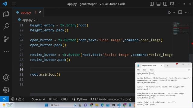 Python 3 Tkinter Script to Resize PNG & JPG Images Using Pillow Library GUI Desktop App смотреть онлайн