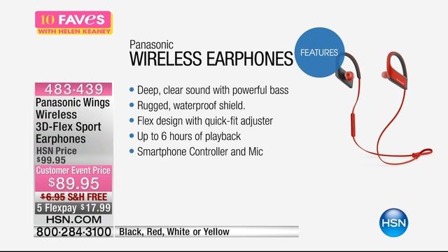 Panasonic Wings Wireless 3DFlex Sport Earphones смотреть онлайн