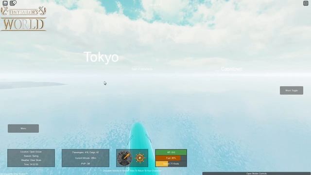 Boeing 747 in Roblox Tiny Sailors World! смотреть онлайн