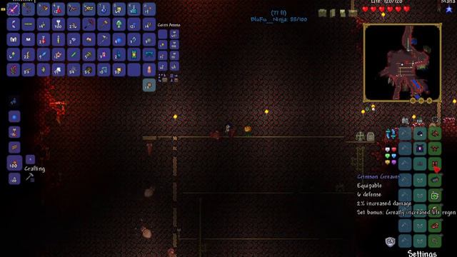 Terraria ep.6 brain battle #3 and house making смотреть онлайн