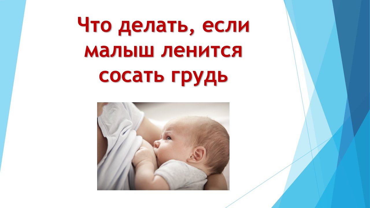 Кормление грудью ЧТО ДЕЛАТЬ ЕСЛИ МАЛЫШ ЛЕНИТСЯ СОСАТЬ ГРУДЬ смотреть онлайн