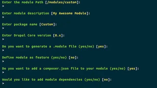 Drupal console - create new module смотреть онлайн