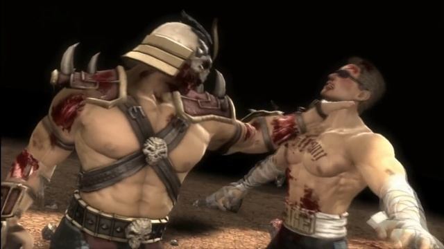 Mortal Kombat 9  Shao Kahn - All Fatalities And Win Pose HD