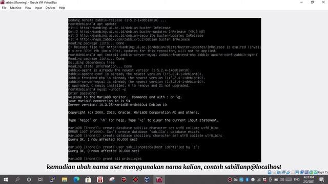 Konfigurasi Zabbix Server Monitoring Debian 10 Virtualbox смотреть онлайн