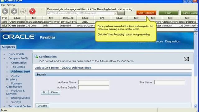 Entering New Supplier Records in Oracle Apps R12 using HTML Forms Data Loader смотреть онлайн