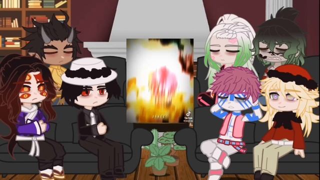 ? Uppermoons + Muzan react to Tanjiro and Yoriichi ☀️ || Demon slayer || Gacha react смотреть онлайн