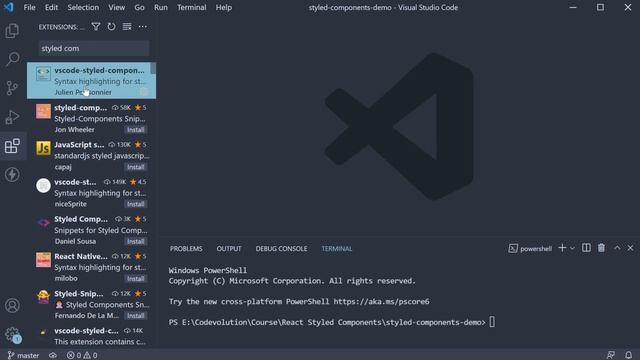 React Styled Components - 2 - Installation and Setup смотреть онлайн