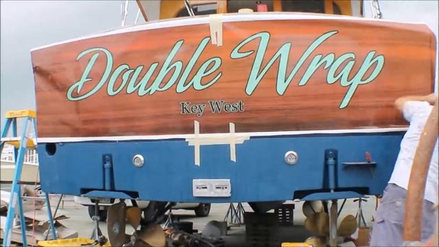Deep Blue Printing Boat Stern Wrap | Boat wraps Key West смотреть онлайн