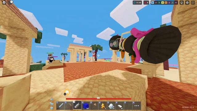 This NEW EGG LAUNCHER Gives FREE WINS in Roblox Bedwars... смотреть онлайн