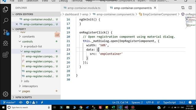 Angular material part 2 - How to use angular material dialog inside an existing project смотреть онлайн