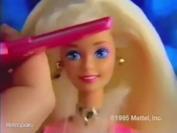 1995 Реклама куклы Барби Маттел Cut' N Style Barbie