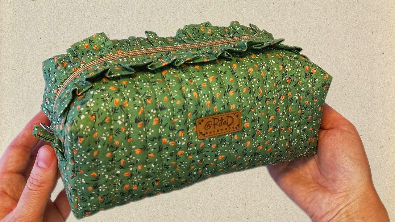 ШЬЮ КОСМЕТИЧКУ С РЮШАМИ #шьюсама  #мастеркласс