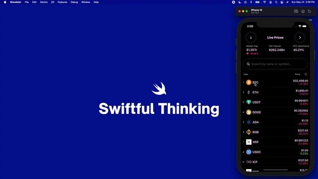 Build SwiftUI App with MVVM, Core Data, Combine, and API requests | SwiftUI Crypto App #0 смотреть онлайн