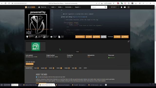Planet Zoo | Акула и лиса? | Как установить моды ? смотреть онлайн