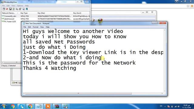 How to find saved Networks password (wireless Key viewer) смотреть онлайн